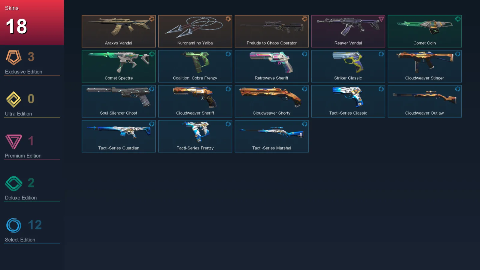 AP | Lv93 | Unranked | 18 Skin | 26 Agent | 42 Buddy — Valorant account