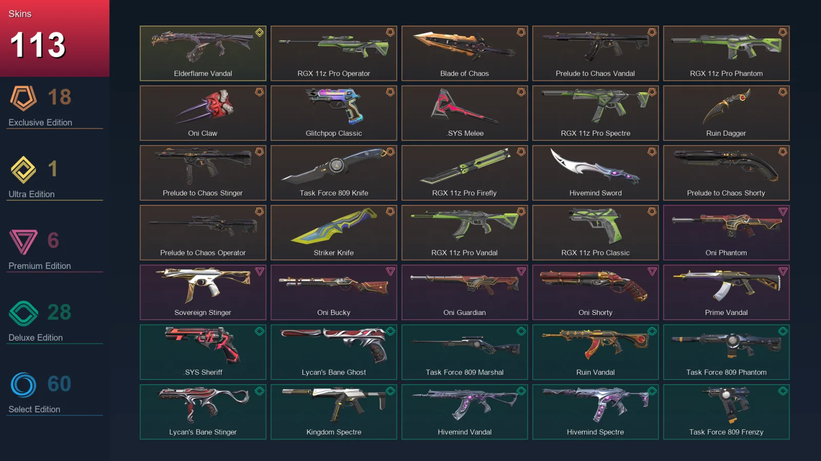 BR | Lv173 | Unranked | 113 Skin | 24 Agent | 116 Buddy — Unranked / Smurf Valorant