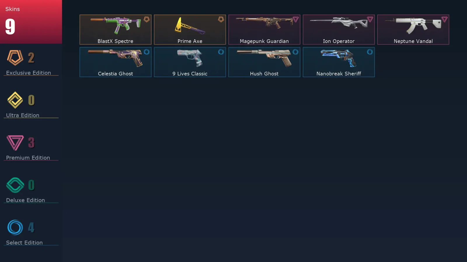 [Valorant] | EU | Level 139 | 26 Agents | 9 Skins — Valorant account