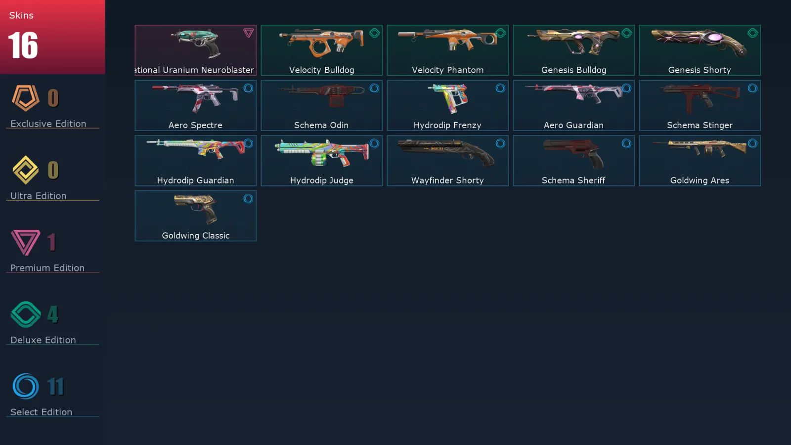 [Valorant] | EU | Level 29 | 10 Agents | 16 Skins — Valorant account