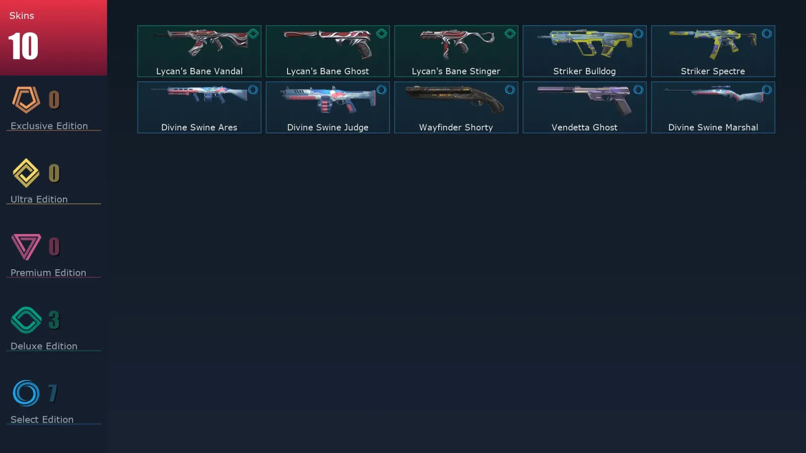[Valorant] | EU | Level 30 | 9 Agents | 10 Skins