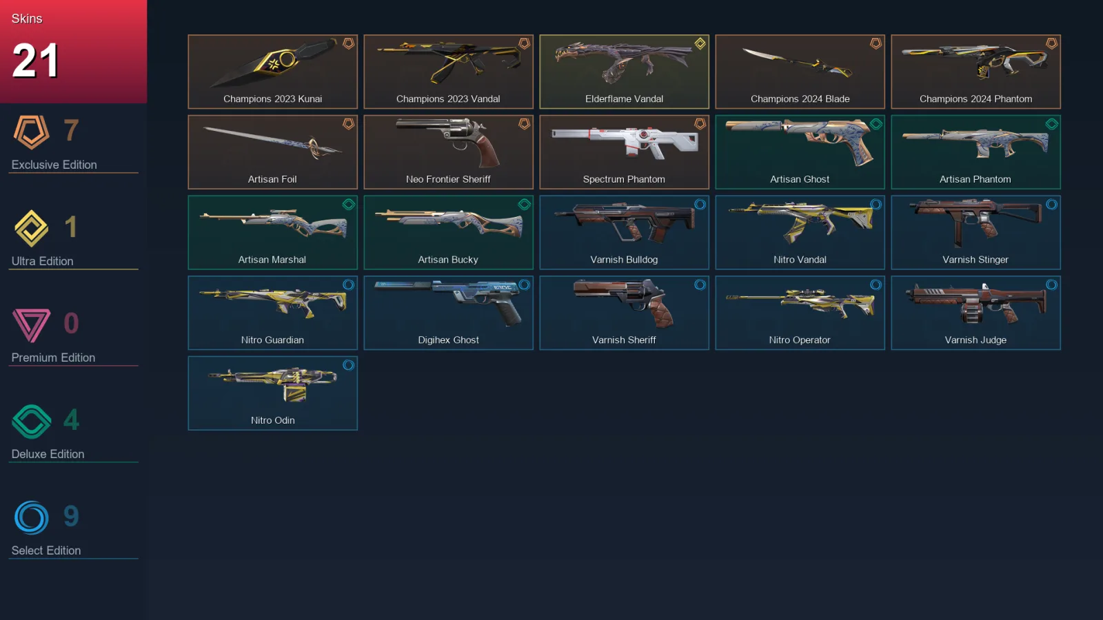 AP | Lv85 | Unranked | 21 Skin | 27 Agent | 52 Buddy