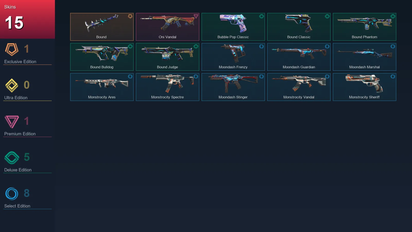 NA | Lv66 | Unranked | 15 Skin | 23 Agent | 24 Buddy — Valorant account