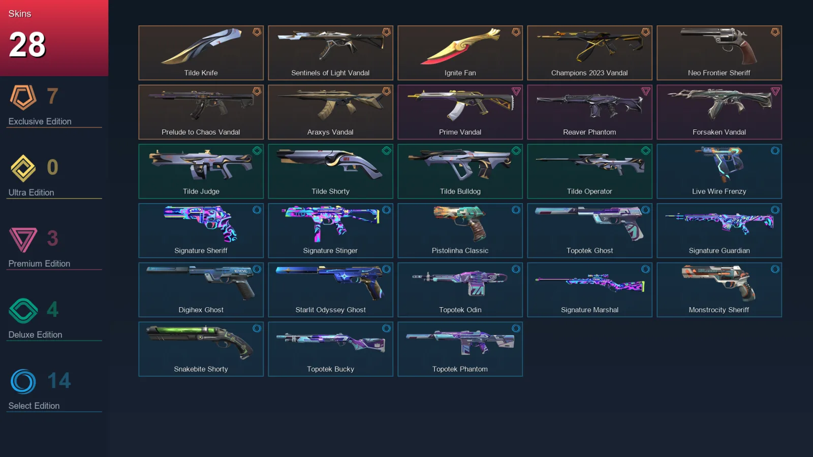 EU | Lv154 | Unranked | 28 Skin | 26 Agent | 60 Buddy — Valorant account