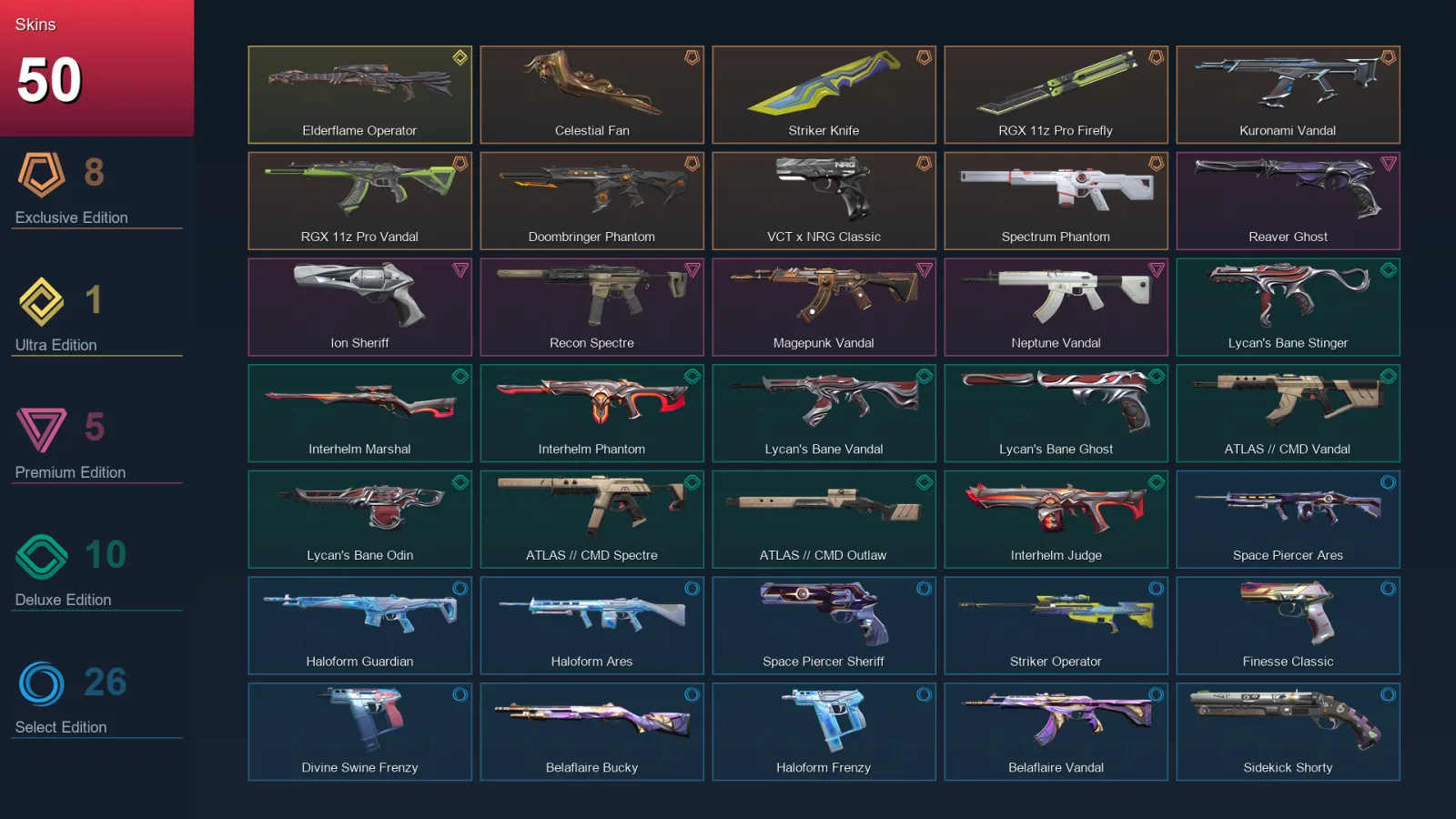 NA | Lv93 | Unranked | 50 Skin | 28 Agent | 62 Buddy