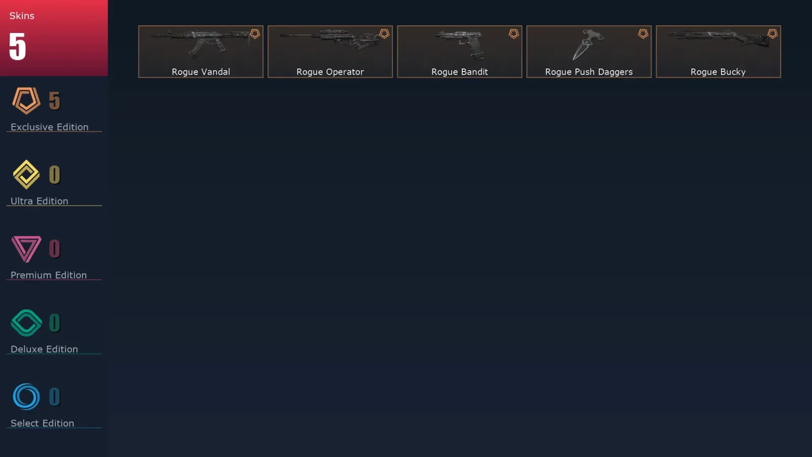 [Valorant] | EU | Level 28 | Gold 2 | 9 Agents | 5 Skins