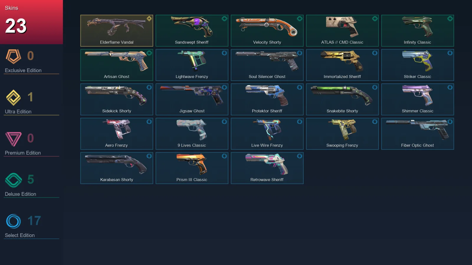 LA | Lv354 | Unranked | 23 Skin | 28 Agent | 126 Buddy