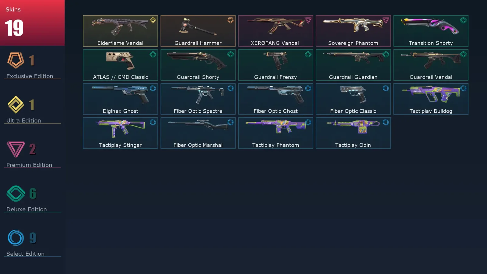 [Valorant] | EU | Level 132 | 27 Agents | 19 Skins — Valorant account