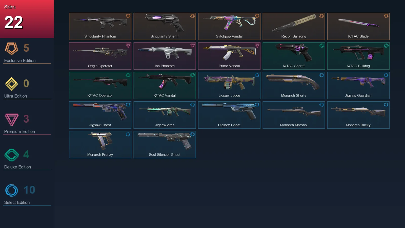EU | Lv92 | Unranked | 22 Skin | 24 Agent | 45 Buddy