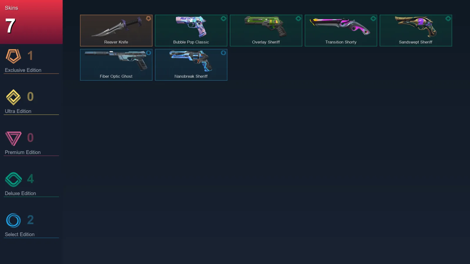 EU | Lv172 | Unranked | 7 Skin | 29 Agent | 53 Buddy