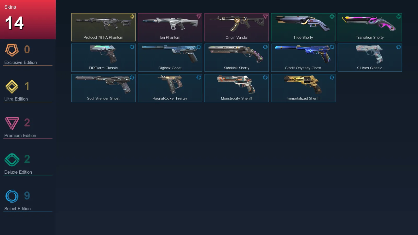 AP | Lv168 | Unranked | 14 Skin | 23 Agent | 49 Buddy