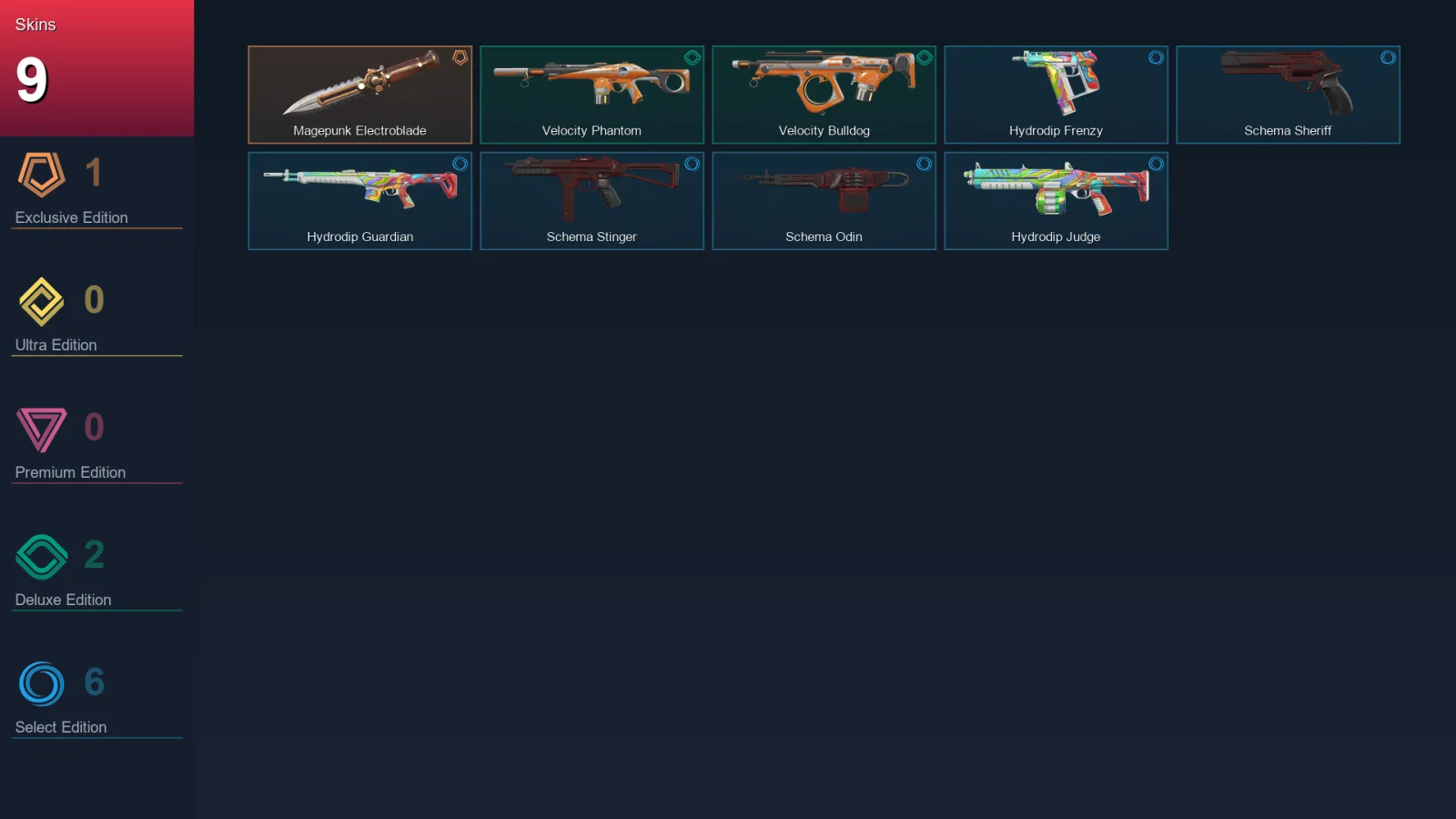 AP | Lv30 | Unranked | 9 Skin | 10 Agent | 18 Buddy