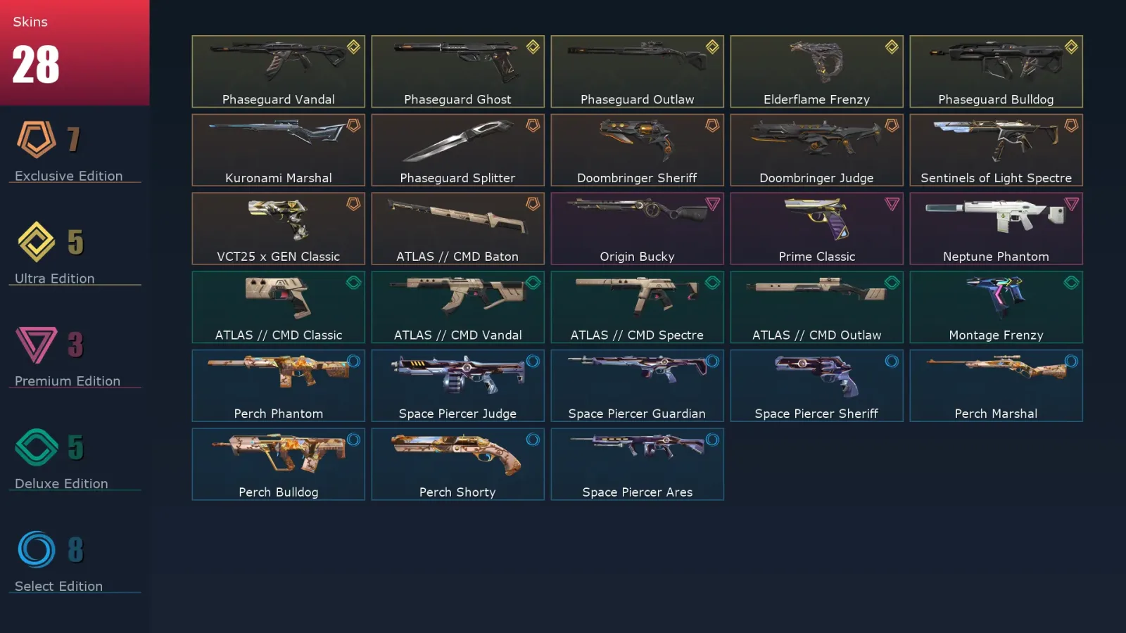 [Valorant] | EU | Level 56 | Diamond 3 | 16 Agents | 28 Skins — Valorant account