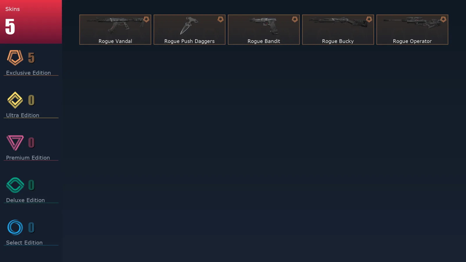 [Valorant] | EU | Level 22 | Diamond 1 | 6 Agents | 5 Skins