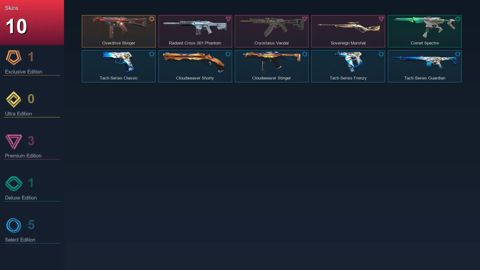 LA | Lv20 | Unranked | 10 Skin | 8 Agent | 8 Buddy