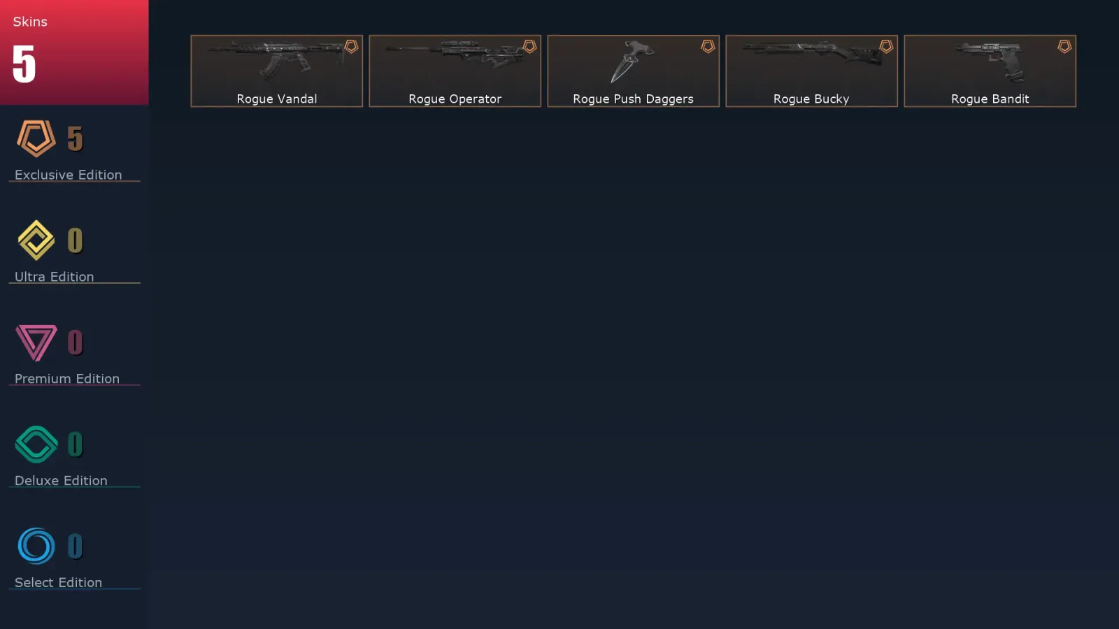 [Valorant] | EU | Level 16 | 7 Agents | 5 Skins — Valorant account