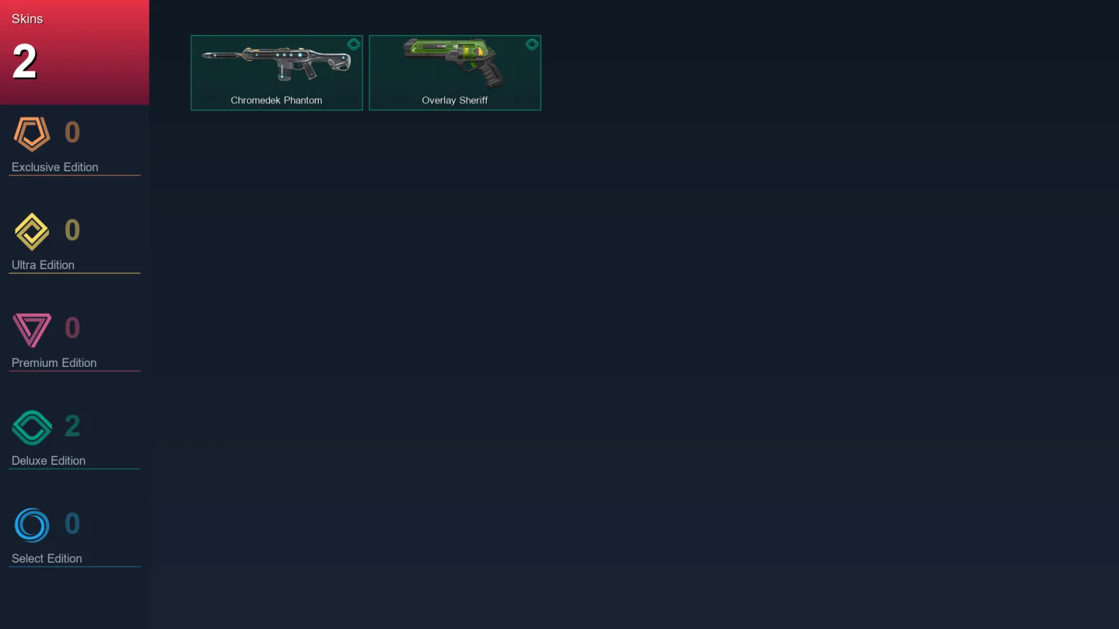 EU | Lv25 | Unranked | 2 Skin | 11 Agent | 7 Buddy