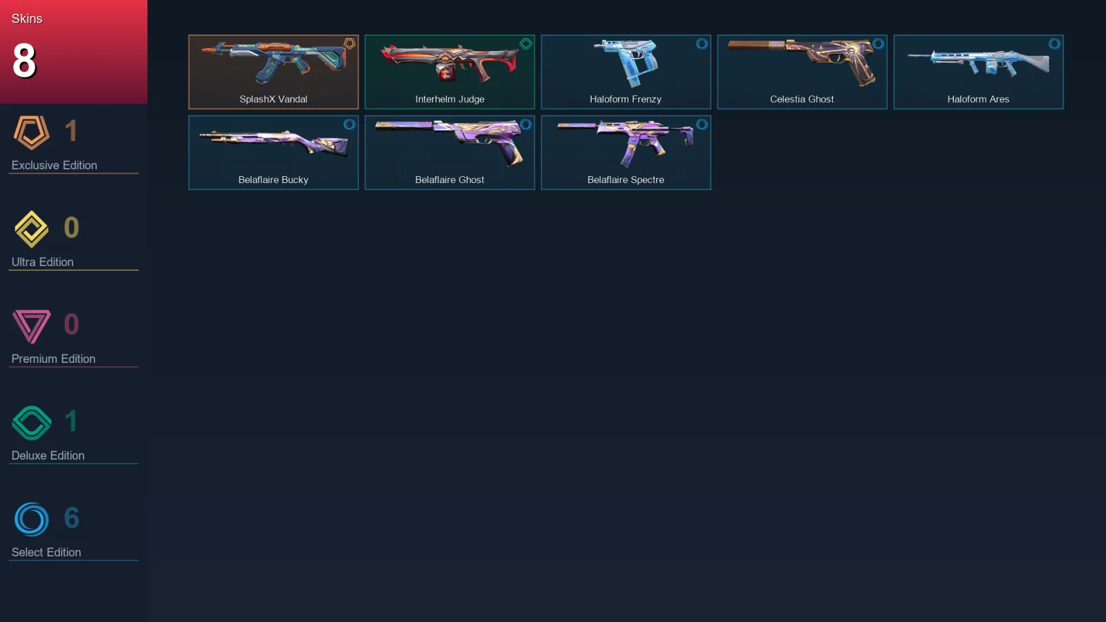 BR | Lv60 | Unranked | 8 Skin | 25 Agent | 28 Buddy