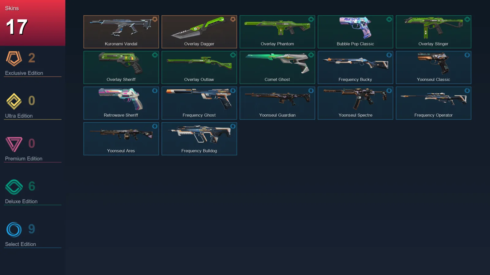 BR | Lv66 | Unranked | 17 Skin | 19 Agent | 33 Buddy