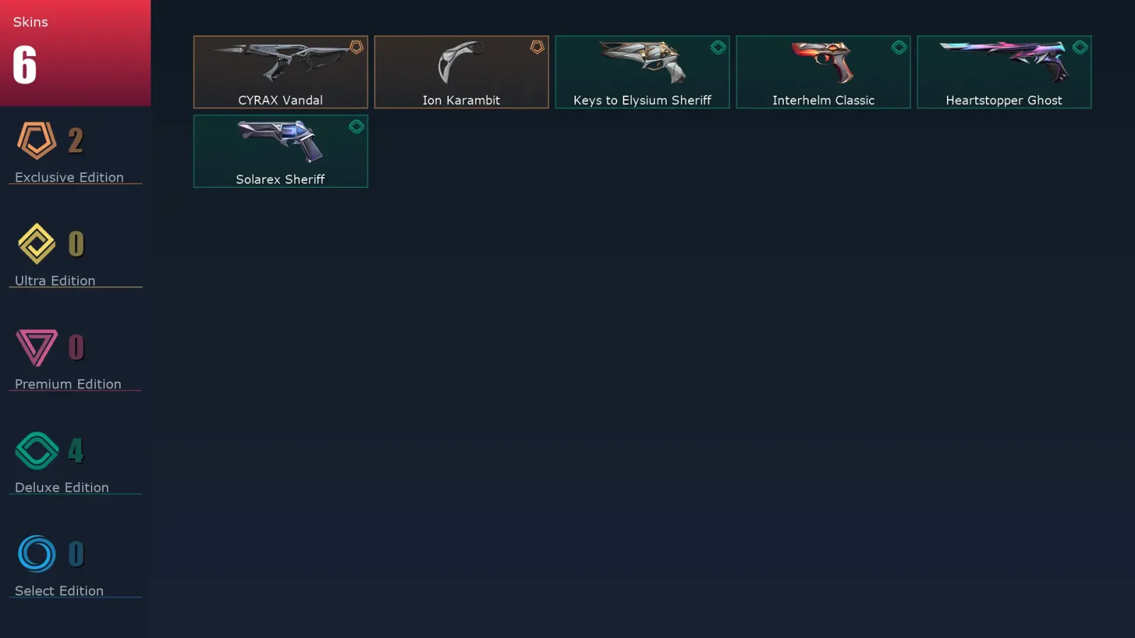 [Valorant] | EU | Level 105 | Ascendant 1 | 28 Agents | 6 Skins