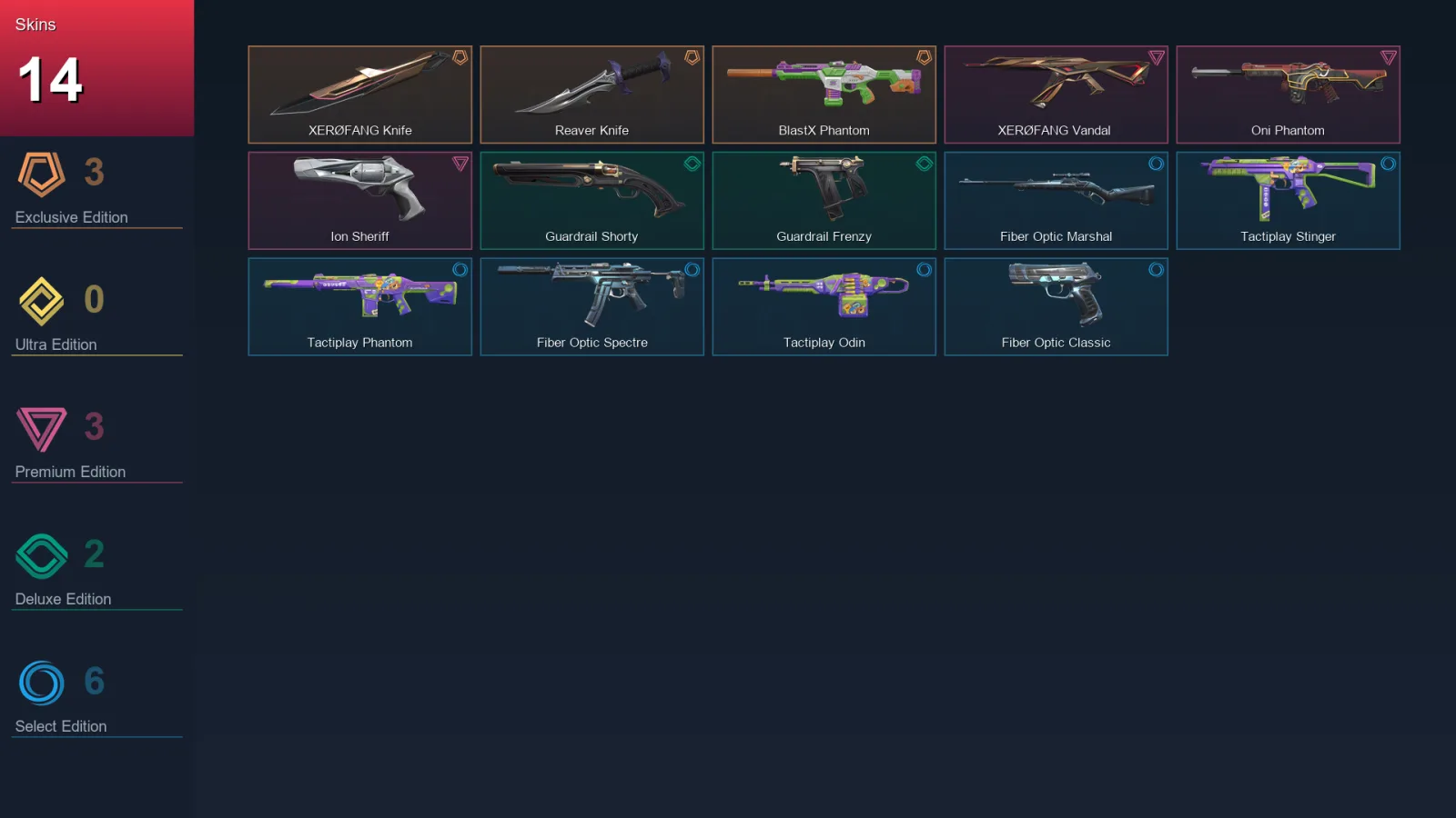 AP | Lv28 | Unranked | 14 Skin | 11 Agent | 16 Buddy