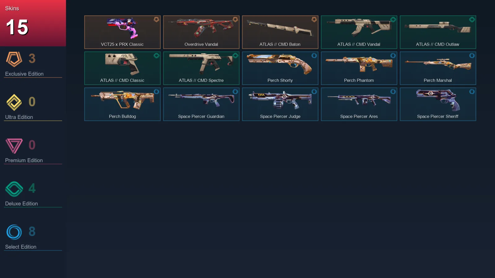 AP | Lv52 | Unranked | 15 Skin | 17 Agent | 26 Buddy — Valorant account
