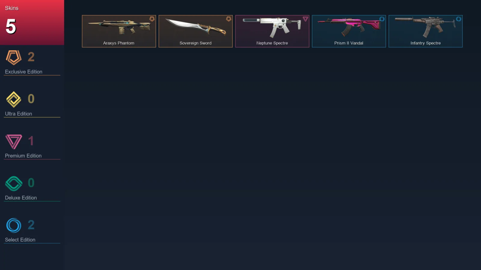 AP | Lv45 | Unranked | 5 Skin | 13 Agent | 14 Buddy — Unranked / Smurf Valorant