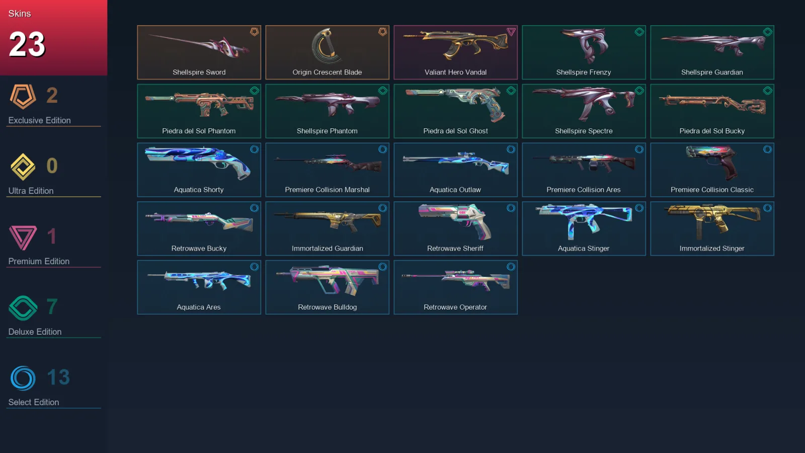 EU | Lv65 | Unranked | 23 Skin | 24 Agent | 36 Buddy