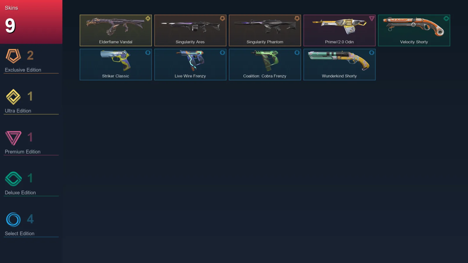 EU | Lv90 | Unranked | 9 Skin | 21 Agent | 31 Buddy