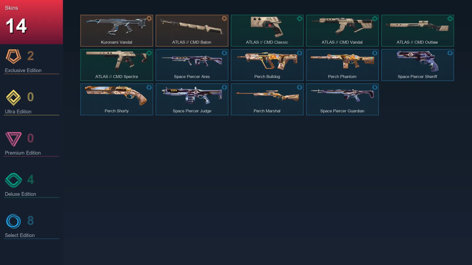 AP | Lv27 | Unranked | 14 Skin | 10 Agent | 14 Buddy — Valorant account