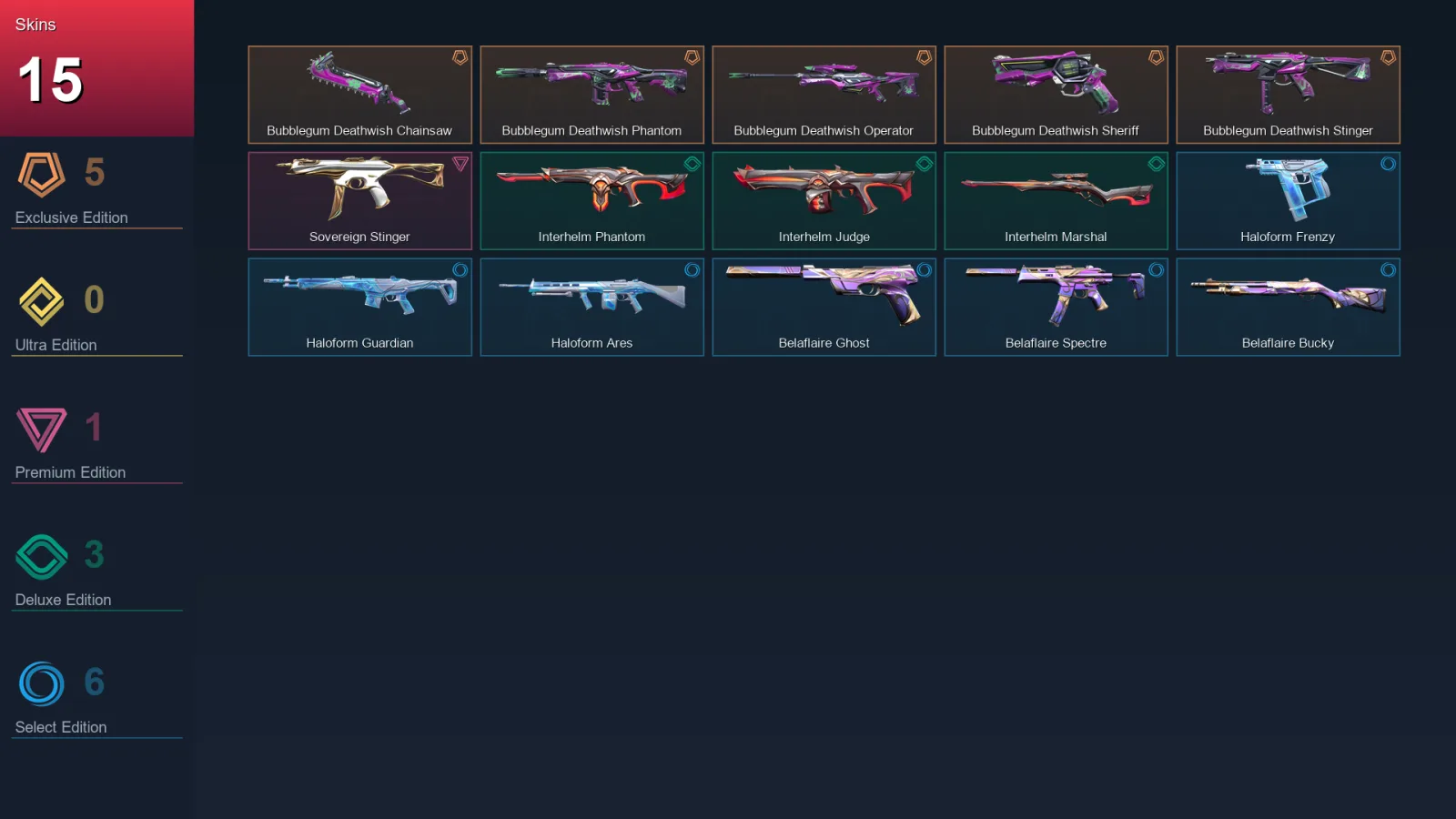 LA | Bubblegum Deathwish Chainsaw | Bubblegum Deathwish Phantom | Bubblegum Deathwish Operator | 15 Skin | 8 Agent | 10 Buddy | Lv22