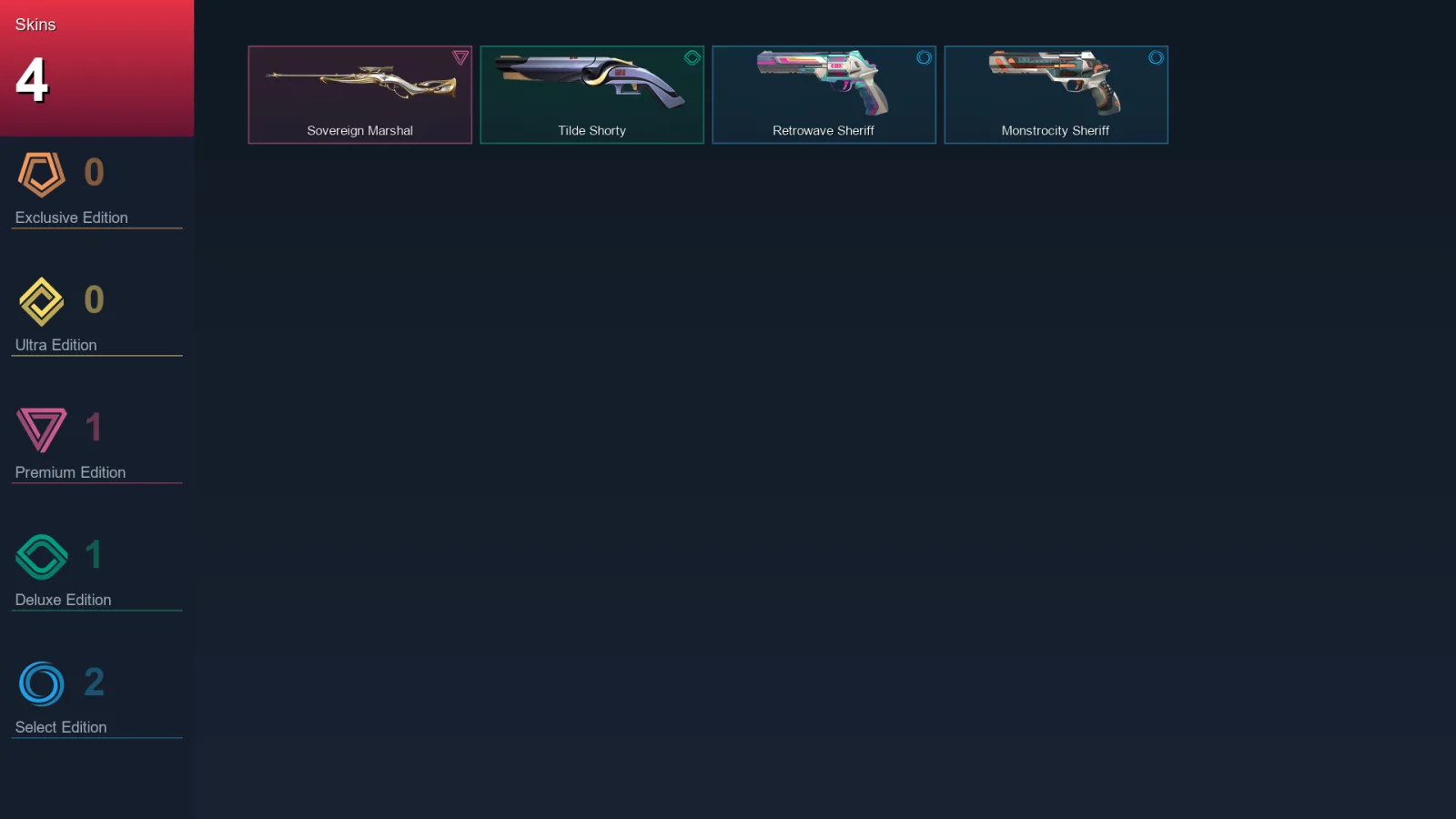 AP | Lv94 | Unranked | 4 Skin | 24 Agent | 31 Buddy