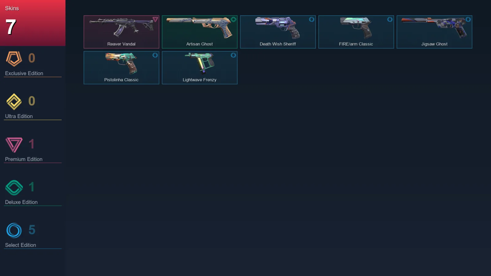 LA | Lv137 | Unranked | 7 Skin | 21 Agent | 37 Buddy