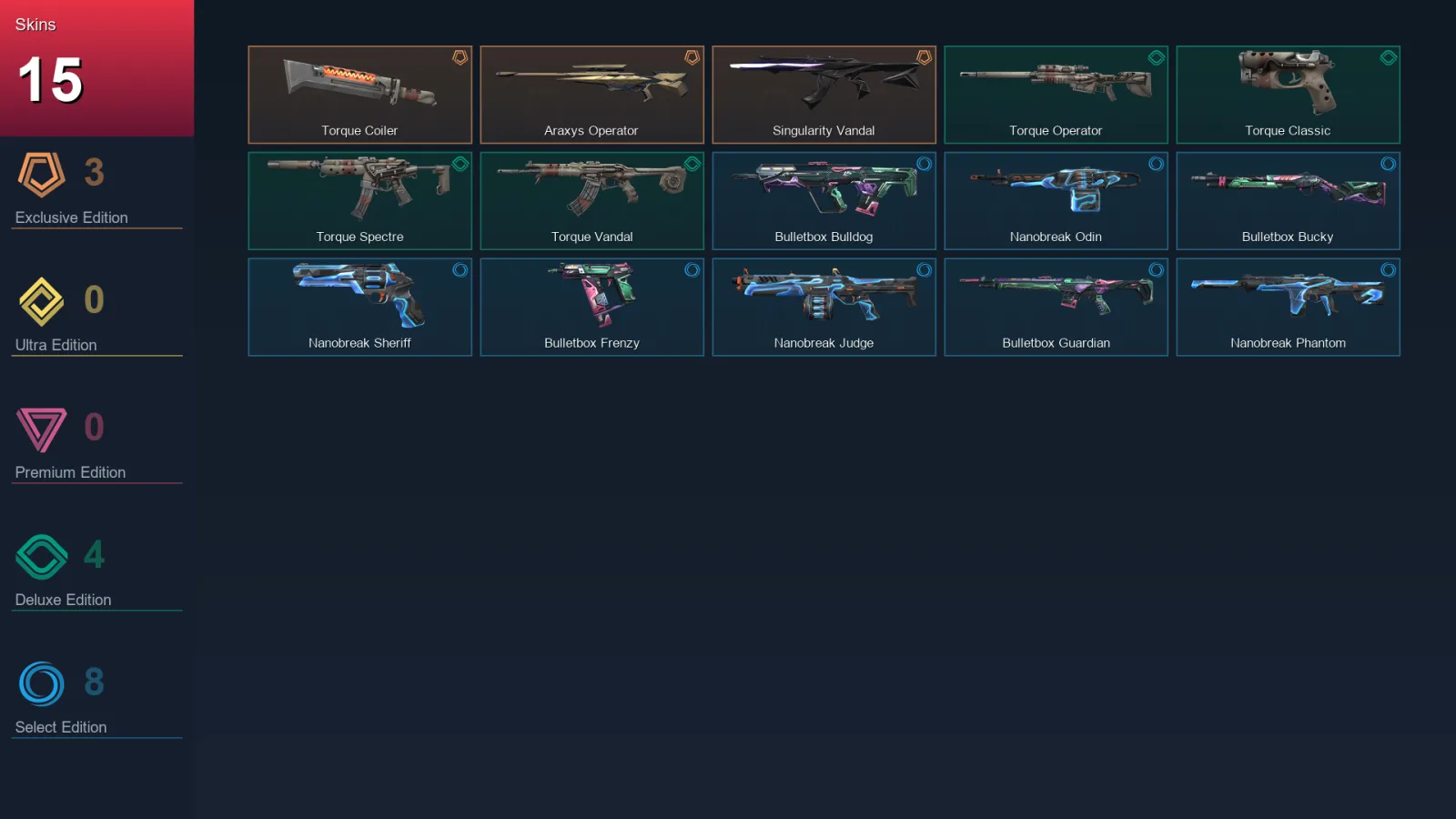 AP | Lv33 | Unranked | 15 Skin | 11 Agent | 17 Buddy