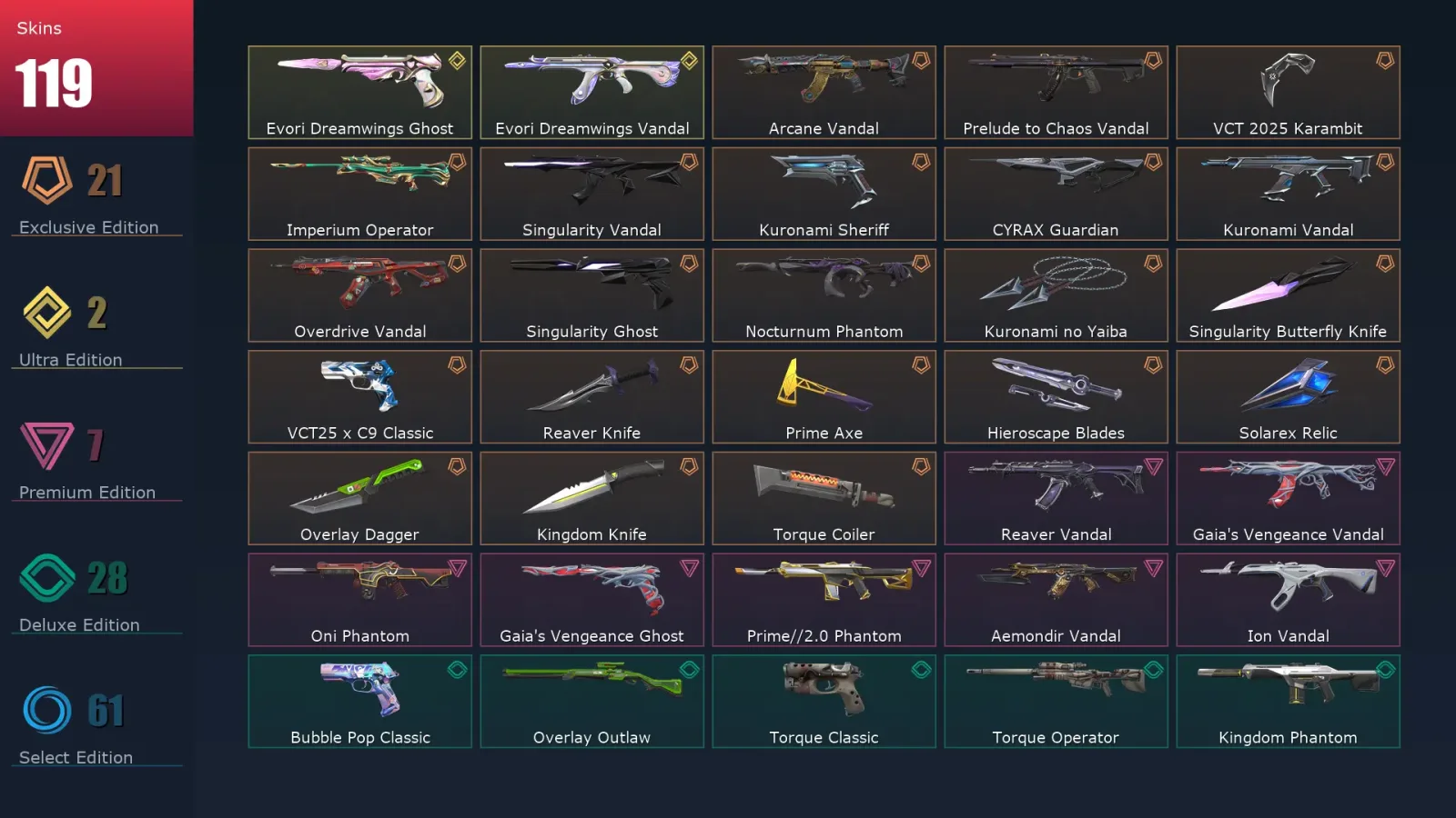 [Valorant] | EU | Level 392 | Ascendant 2 | 28 Agents | 119 Skins — Valorant account