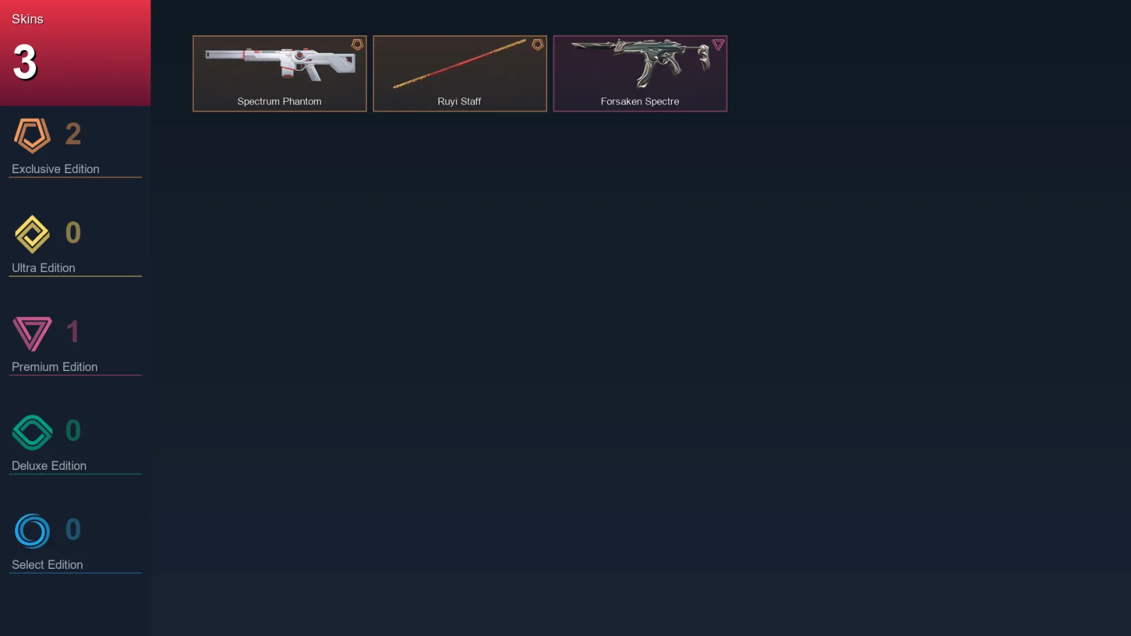 AP | Lv5 | Unranked | 3 Skin | 5 Agent | 2 Buddy