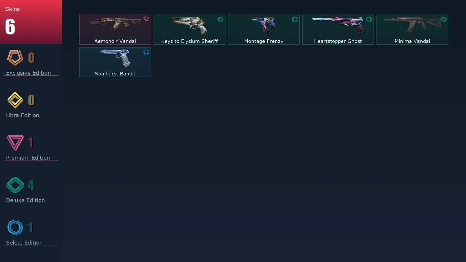 [Valorant] | EU | Level 1 | Immortal 3 | 27 Agents | 6 Skins