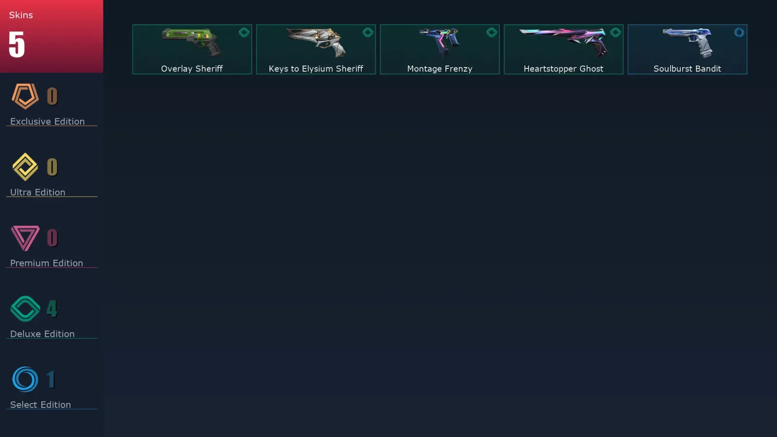 [Valorant] | EU | Level 115 | Diamond 3 | 26 Agents | 5 Skins