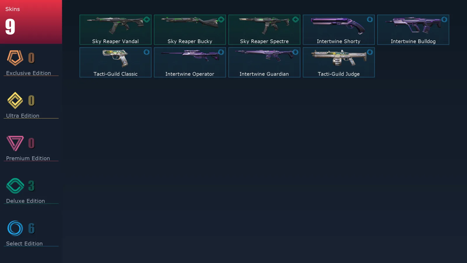 [Valorant] | EU | Level 21 | Silver 1 | 8 Agents | 9 Skins