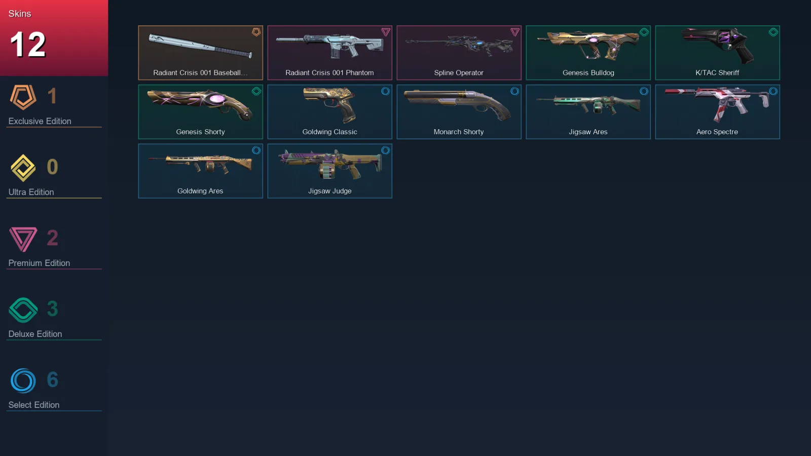 EU | Lv16 | Unranked | 12 Skin | 9 Agent | 11 Buddy — Valorant account