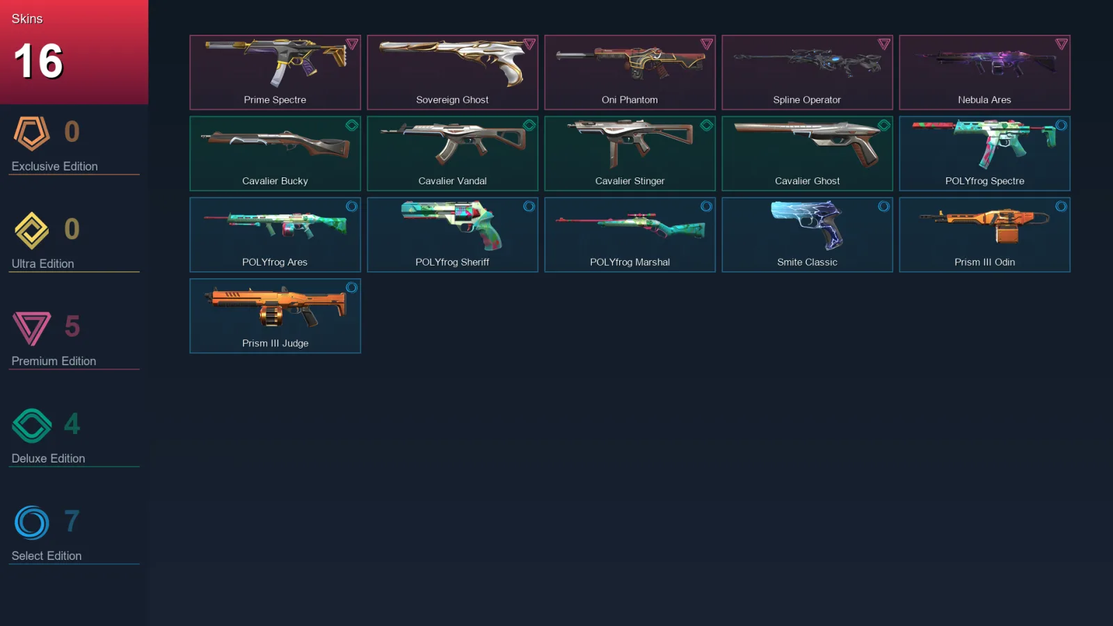 EU | Lv28 | Unranked | 16 Skin | 13 Agent | 21 Buddy