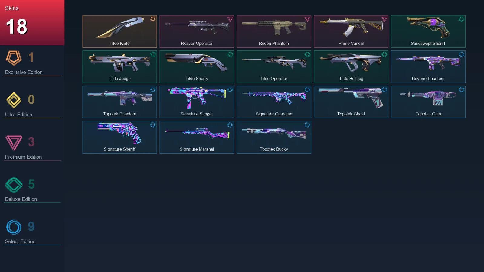 AP | Lv129 | Unranked | 18 Skin | 28 Agent | 84 Buddy — Valorant account