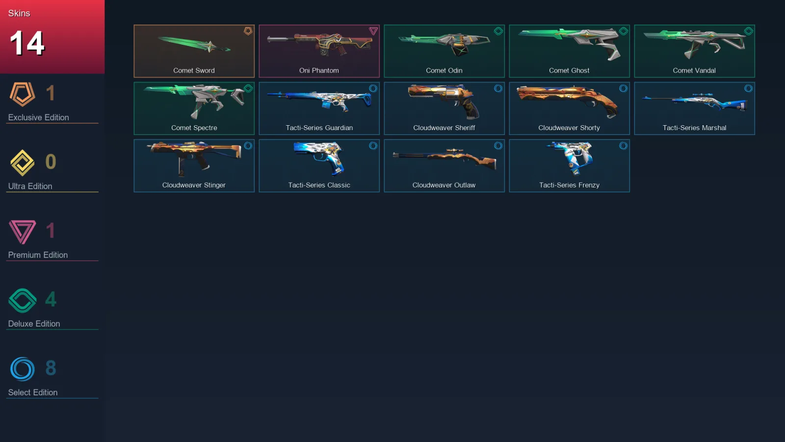 AP | Lv68 | Unranked | 14 Skin | 20 Agent | 29 Buddy