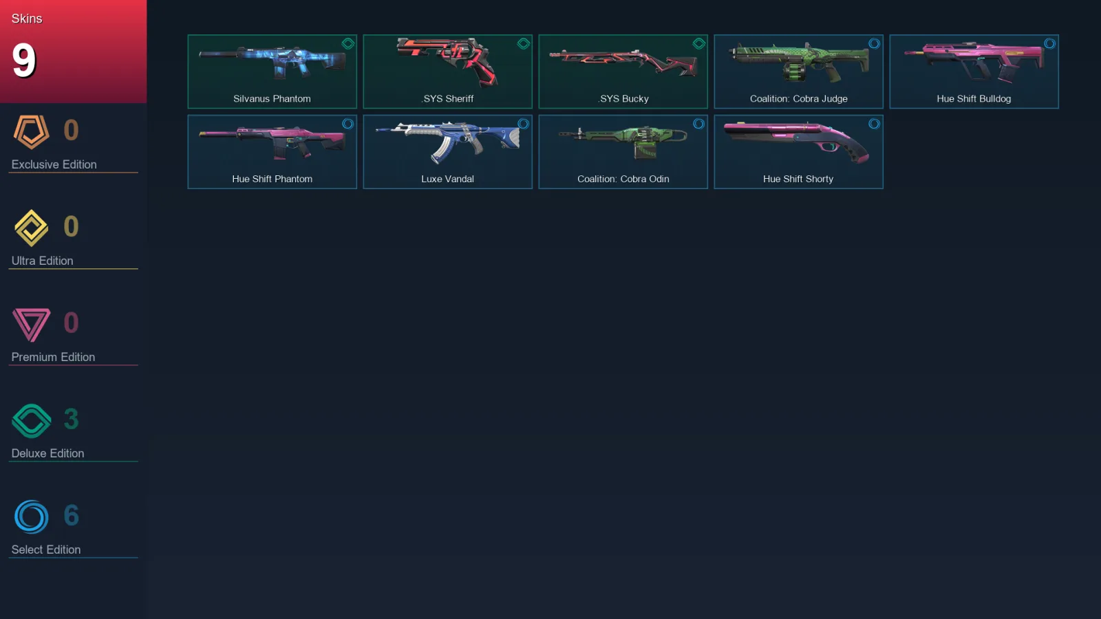 EU | Lv24 | Unranked | 9 Skin | 8 Agent | 12 Buddy