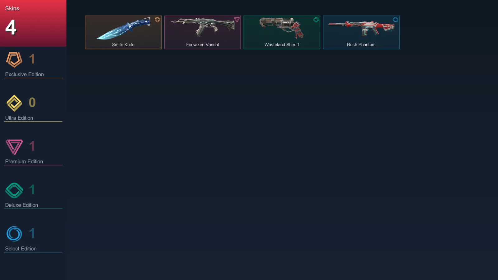LA | Lv53 | Unranked | 4 Skin | 16 Agent | 18 Buddy