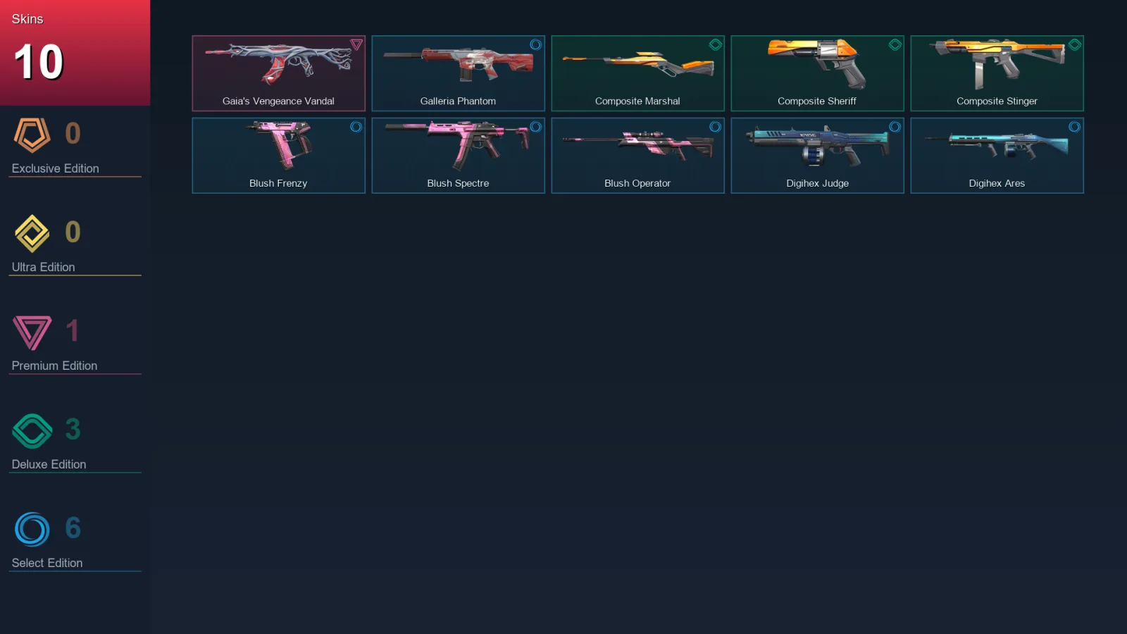 AP | Lv41 | Unranked | 10 Skin | 13 Agent | 18 Buddy