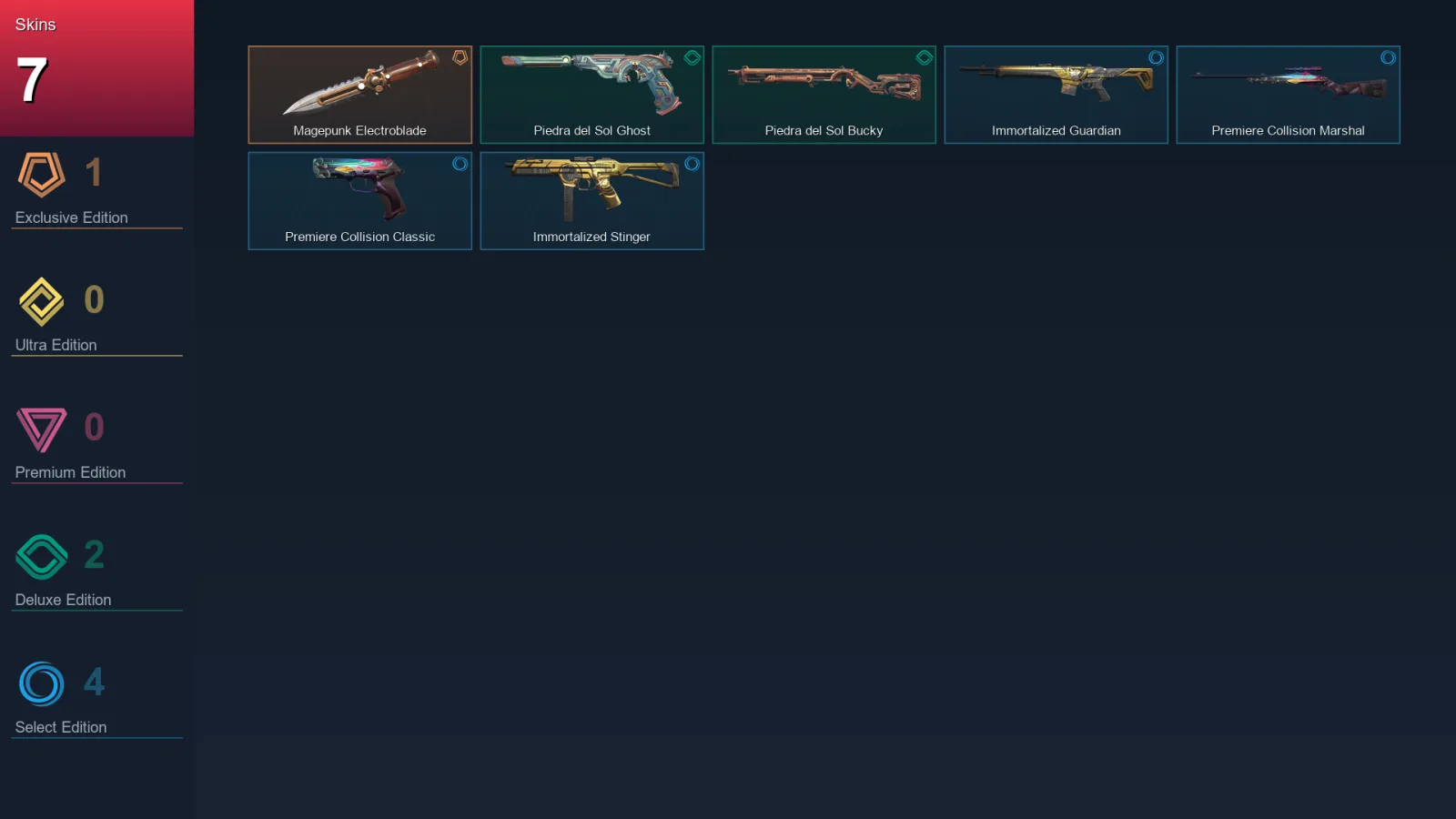 EU | Lv15 | Unranked | 7 Skin | 7 Agent | 6 Buddy