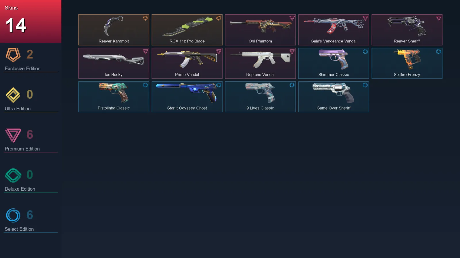 NA | Lv136 | Unranked | 14 Skin | 25 Agent | 50 Buddy — Valorant account