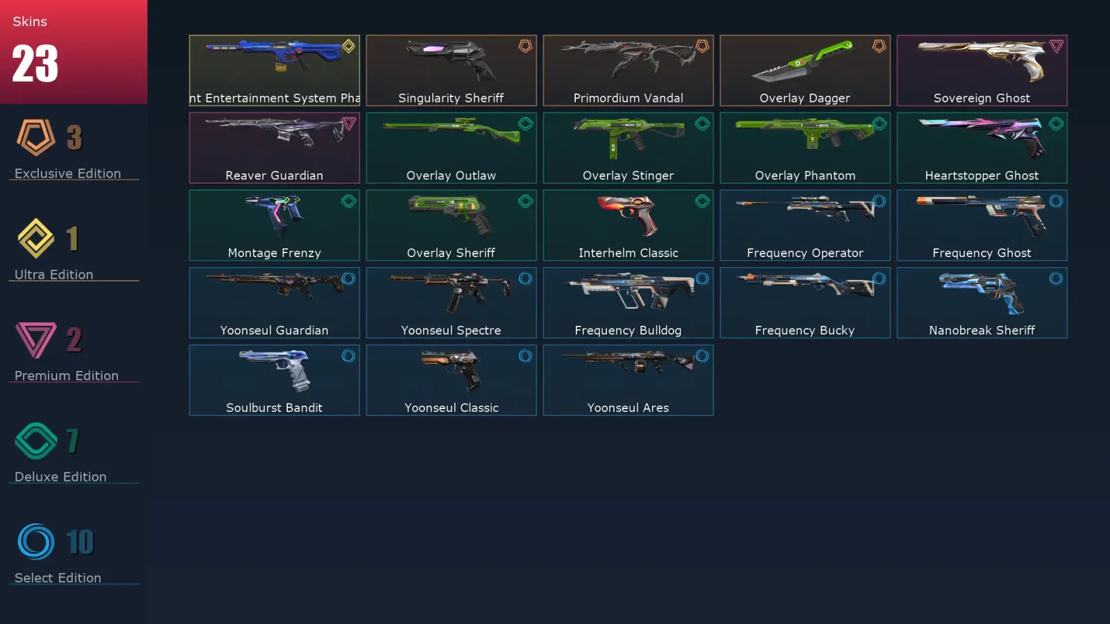 [Valorant] | EU | Level 157 | Ascendant 1 | 29 Agents | 23 Skins — Valorant account