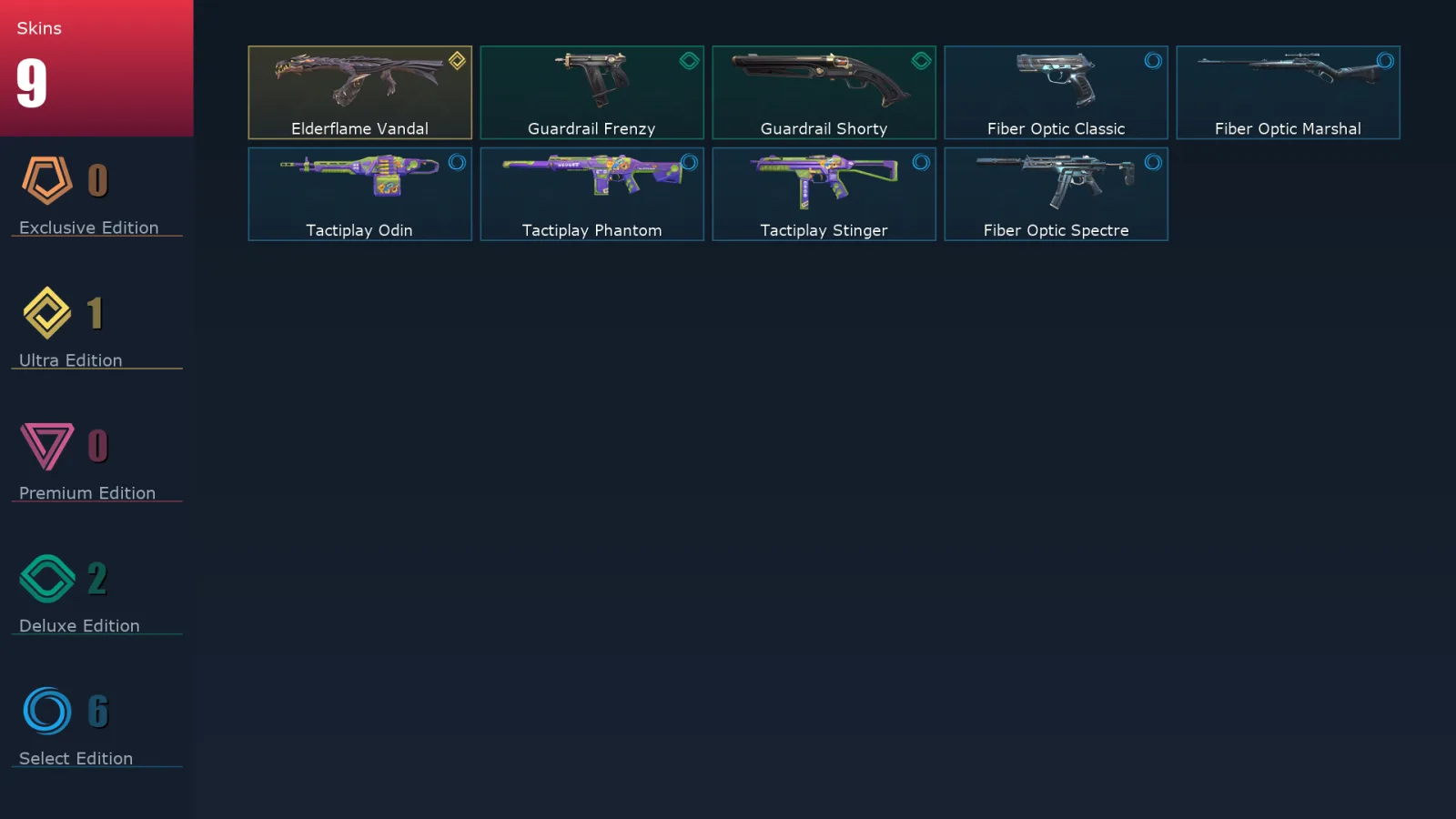 [Valorant] | EU | Level 41 | 14 Agents | 9 Skins